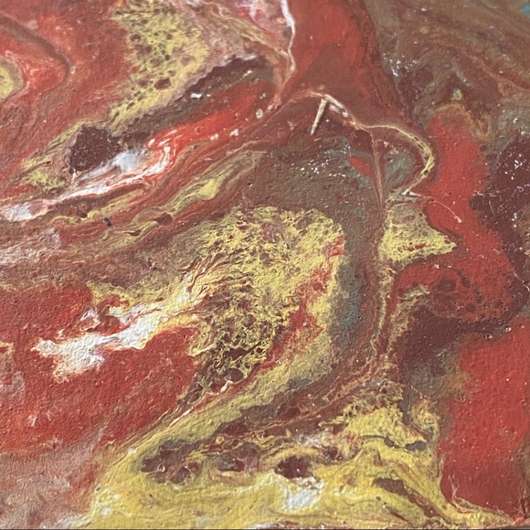 Earth on fire Original painting  J. Cruz attract positive energy Fire element - Picture 12 of 15